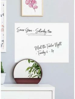 Promo 👏 Basics Dry Erase Memo Board Peel And Stick Giant Wall Decal 🔔