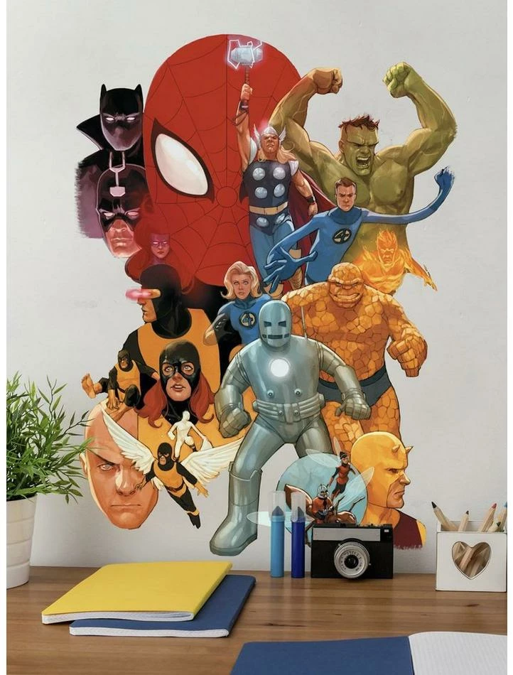 Promo ๐ฅ Marvel Avengers Classic Peel And Stick Giant Wall Decals ๐งจ 1 Promo ๐ฅ Marvel Avengers Classic Peel And Stick Giant Wall Decals ๐งจ