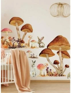Deals 😍 Mushroom Giant Peel And Stick Wall Decals 😍