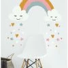 Best Sale ✨ Rainbow And Hearts Peel And Stick Giant Wall Decals 🎁