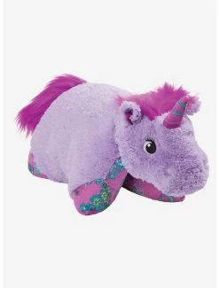 Cheap 🎉 Colorful Lavender Unicorn Pillow Pets Plush Toy 💯