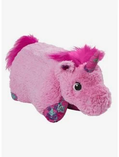 Budget 🧨 Colorful Pink Unicorn Pillow Pets Plush Toy 👍