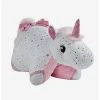 Buy ✨ Glittery White Unicorn Pillow Pets Plush Toy 🤩