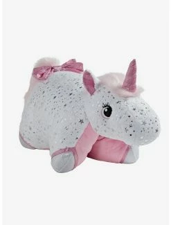 Buy ✨ Glittery White Unicorn Pillow Pets Plush Toy 🤩