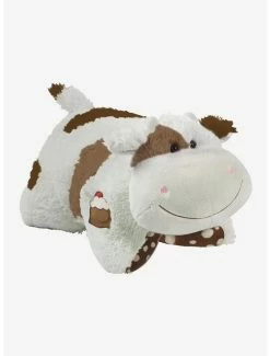 Brand new 🎉 Sweet Scented Chocolate Milkshake Cow Pillow Pets Plush Toy 👍