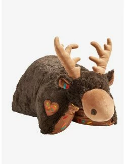 Best Pirce ❤️ Sweet Scented Chocolate Moose Pillow Pets Plush Toy 😍