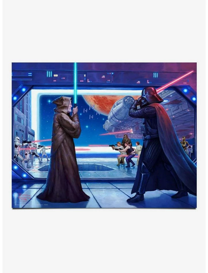 New ⌛ Star Wars Obi-Wan'S Final Battle Art Print 😀 1 New ⌛ Star Wars Obi-Wan'S Final Battle Art Print 😀