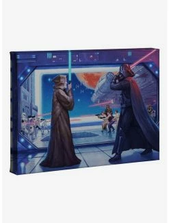 Budget 🤩 Star Wars Obi-Wan's Final Battle Gallery Wrapped Canvas 🧨