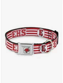 Promo 🎁 High School Musical East High School Wildcats Stripe Seatbelt 🐶 Dog Collar ⌛