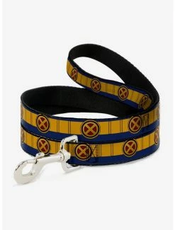Outlet 🔔 Marvel X-Men Cyclops Utility Strap Blue Gold Black Red 🐕 Dog Leash 😍