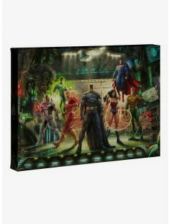 Cheap 👍 DC Comics The Justice League 10" x 14" Gallery Wrapped Canvas 😉
