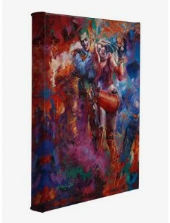 Hot Sale ❤️ DC Comics The Joker and Harley Quinn 14" x 11" Gallery Wrapped Canvas ✨