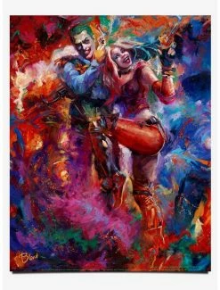 Budget ⭐ DC Comics The Joker and Harley Quinn 11" x 14" Art Print 😍