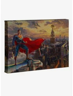 Promo ❤️ DC Comics Superman Protector of Metropolis 10" x 14" Gallery Wrapped Canvas 🧨