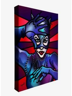 Promo 😀 DC Comics Catwoman by Lisa Lopuck 11" X 14" Gallery Wrapped Canvas ✔️