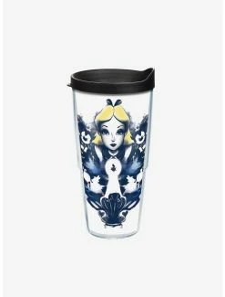 Coupon 🔥 Disney Alice In Wonderland Curiouser 24oz Classic Tumbler With Lid ❤️