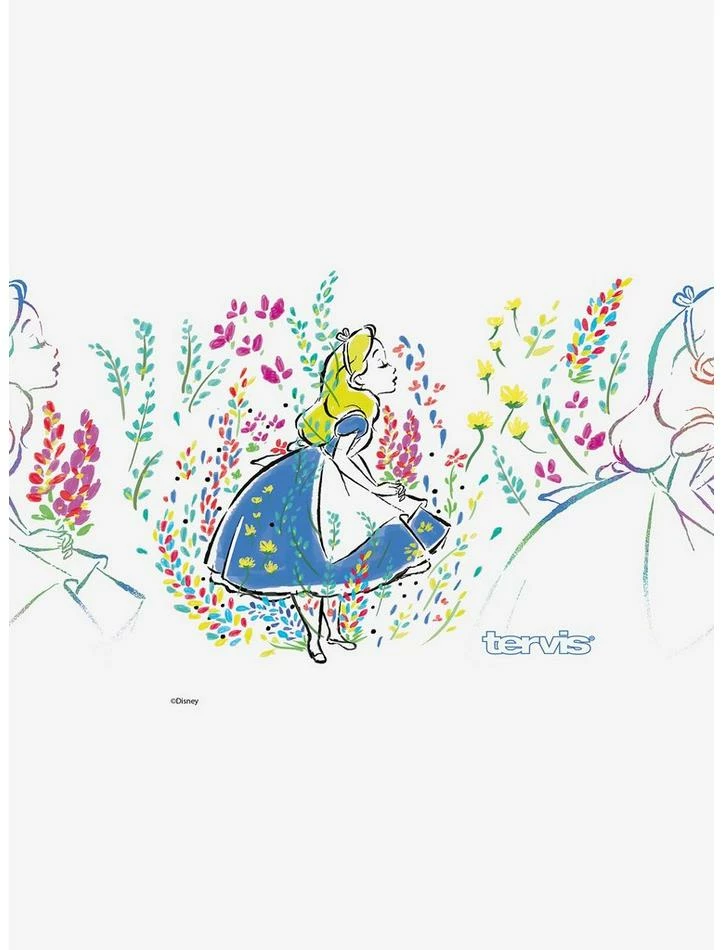 Wholesale π Disney Alice In Wonderland Floral 20oz Stainless Steel Travel Mug βοΈ 2 Wholesale π Disney Alice In Wonderland Floral 20oz Stainless Steel Travel Mug βοΈ - Image 2