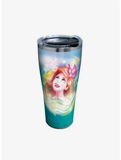 Cheap ⭐ Disney The Little Mermaid Ariel 80S 30oz Stainless Steel Tumbler With Lid 💯