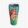 Brand new 🌟 Disney The Little Mermaid Ariel Crosshatch 30oz Stainless Steel Tumbler With Lid 😍