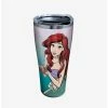 Brand new 🎁 Disney The Little Mermaid Watercolor Splash 30oz Stainless Steel Tumbler With Lid 👏