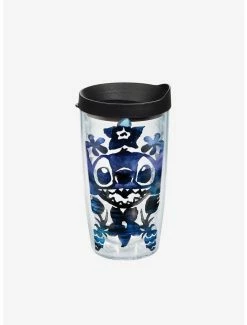 Cheap 👏 Disney Lilo & Stitch Mist 16oz Classic Tumbler With Lid 🔥