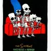 Promo 🎁 The Simpsons Skeleton Couch Throw Blanket 🔔