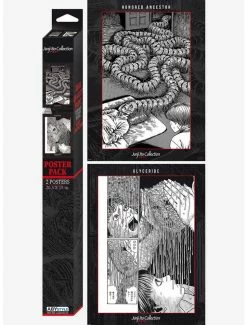 Discount 🛒 Junji Ito Chibi Boxed Poster Pack ✔️