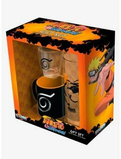 Best Pirce ⌛ Naruto Shippuden 3 Piece Drinkware Set 💯