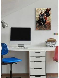 Wholesale 🌟 DC Comics Justice League Wood Wall Décor 💯 -Furniture Outlet Store 15442533 av3