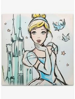 Discount 🛒 Disney Cinderella Canvas Wall Décor 🛒