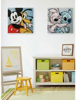 Buy ⌛ Disney Lilo & Stitch And Angel Canvas Wall Décor 👏 -Furniture Outlet Store 15442537 av3