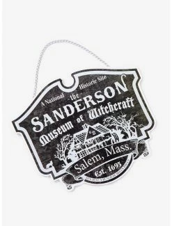 Best Pirce 🎁 Disney Hocus Pocus Sanderson Museum Of Witchcraft Sign ⌛