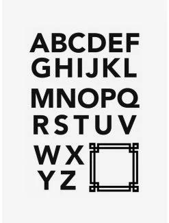 Discount 🧨 Geometric Sans-Serif Monogram Peel And Stick Giant Wall Decals ✔️