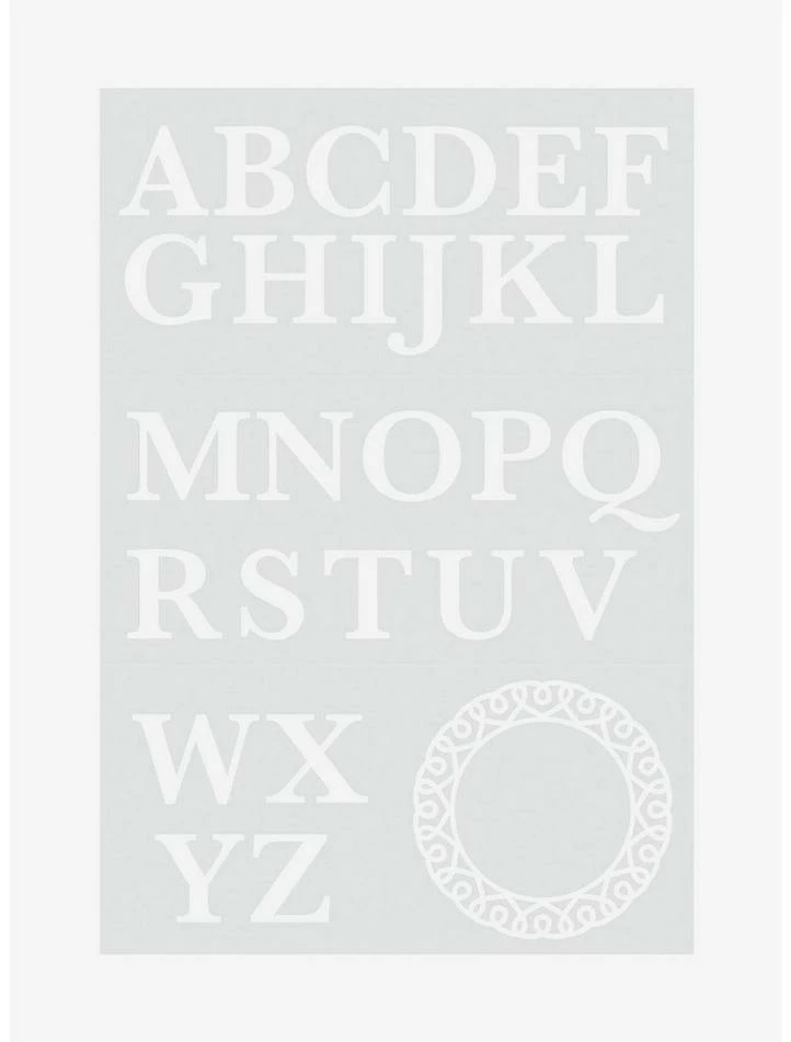 Promo ๐ฏ White Serif Monogram Peel And Stick Giant Wall Decals ๐ 1 Promo ๐ฏ White Serif Monogram Peel And Stick Giant Wall Decals ๐