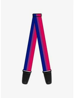 New 🎁 Bisexual Flag Guitar Strap 🔔