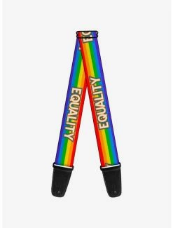 Wholesale 🔔 Equality Stripe Guitar Strap 🎁