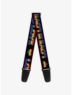 Discount 🌟 Love Is Love Heart Guitar Strap 🔔
