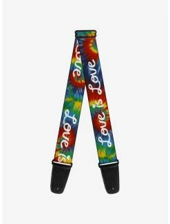 Cheapest 🎁 Love is Love Tie Dye Guitar Strap 🎁