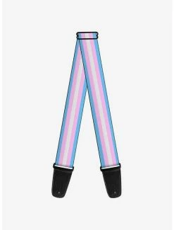 Coupon 😀 Transgender Flag Guitar Strap ⌛