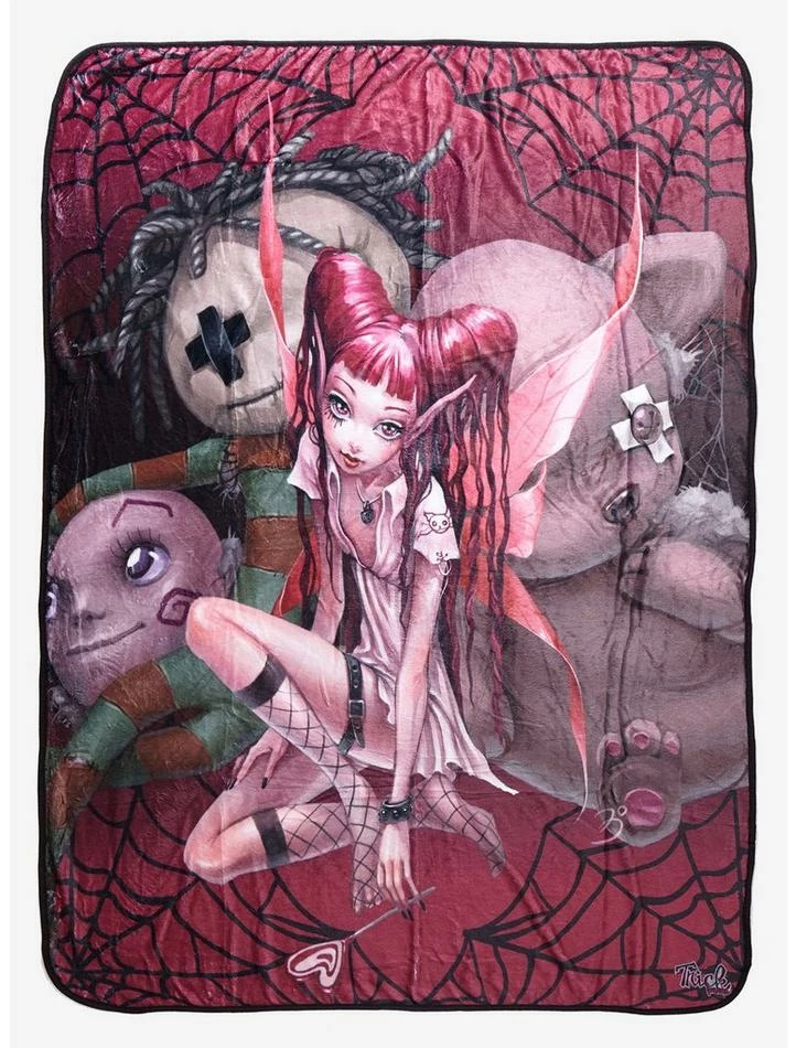 Flash Sale 🛒 Fairies By Trick Pink Doll Fairy Throw Blanket ✔️ 1 Flash Sale 🛒 Fairies By Trick Pink Doll Fairy Throw Blanket ✔️