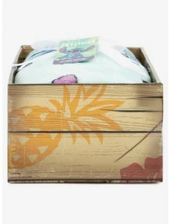 New 🔔 Disney Lilo & Stitch Sleepy Stitch & Pineapples Throw Blanket ✨ -Furniture Outlet Store 15601724 av3