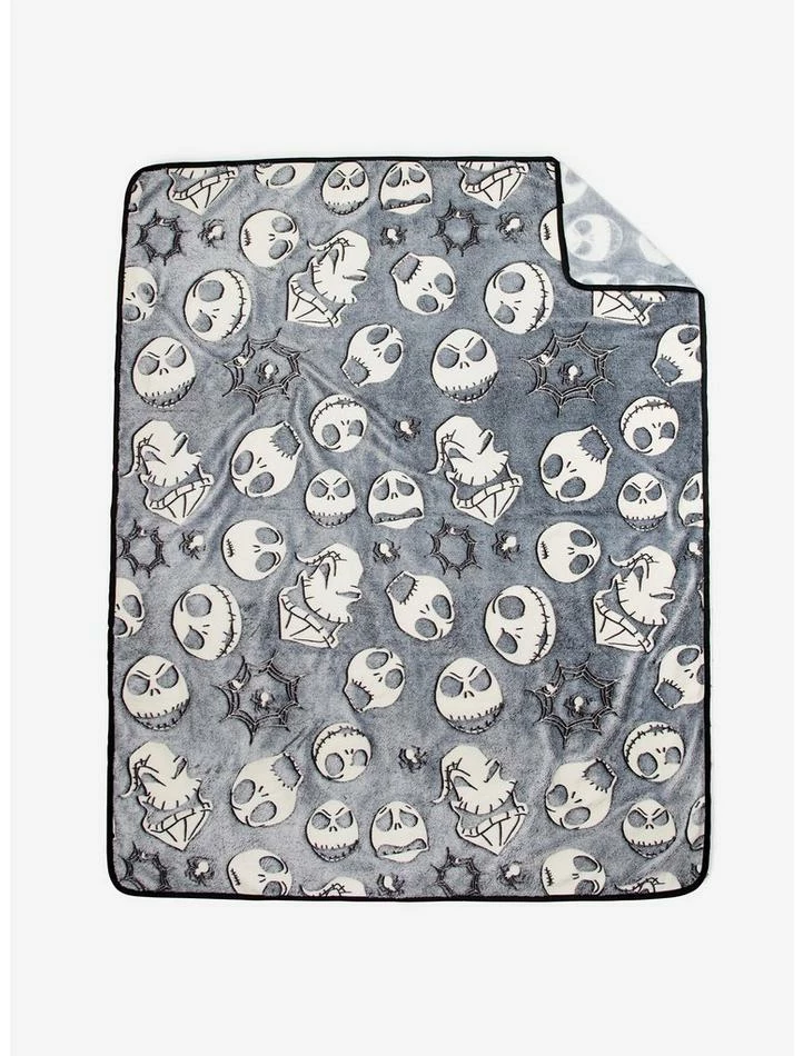 Coupon 🥰 The Nightmare Before 🎁 Christmas Faces Glow-In-The-Dark Throw Blanket ❤️ 1 Coupon 🥰 The Nightmare Before 🎁 Christmas Faces Glow-In-The-Dark Throw Blanket ❤️