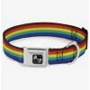 Discount ❤️ LGBTQ Pride Flag Seatbelt 🐶 Dog Collar ✨