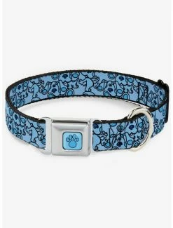 Best reviews of ๐ Blues Clues Blue Scattered Seatbelt ๐ Dog Collar ๐ฏ
