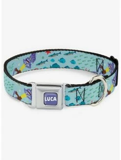 Brand new 🛒 Luca Isola Del Mar Alberto Collage Seatbelt 🐶 Dog Collar 🎁