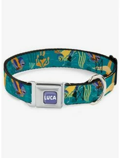 Flash Sale 🥰 Luca and Alberto Sea Monsters Swimming Seatbelt 🦮 Dog Collar ✨