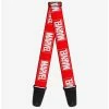 Wholesale 🎁 Marvel Red Brick Logo Guitar Strap 😍