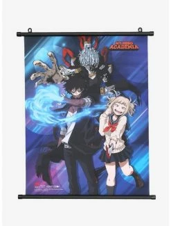 Cheapest 🎉 My Hero Academia League Of Villains Wall Scroll 🔔
