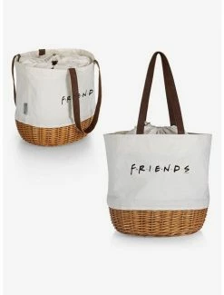 New 👍 Friends Canvas Willow Basket Tote ✔️ -Furniture Outlet Store 15821263 av3