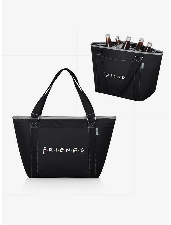 Best Sale π Friends Logo Cooler Tote Black π 3 Best Sale π Friends Logo Cooler Tote Black π - Image 3